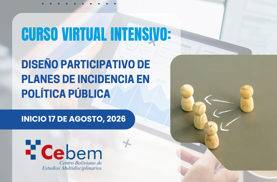 Curso Virtual Intensivo: Diseño Participativo de Planes de Incidencia en Política Pública